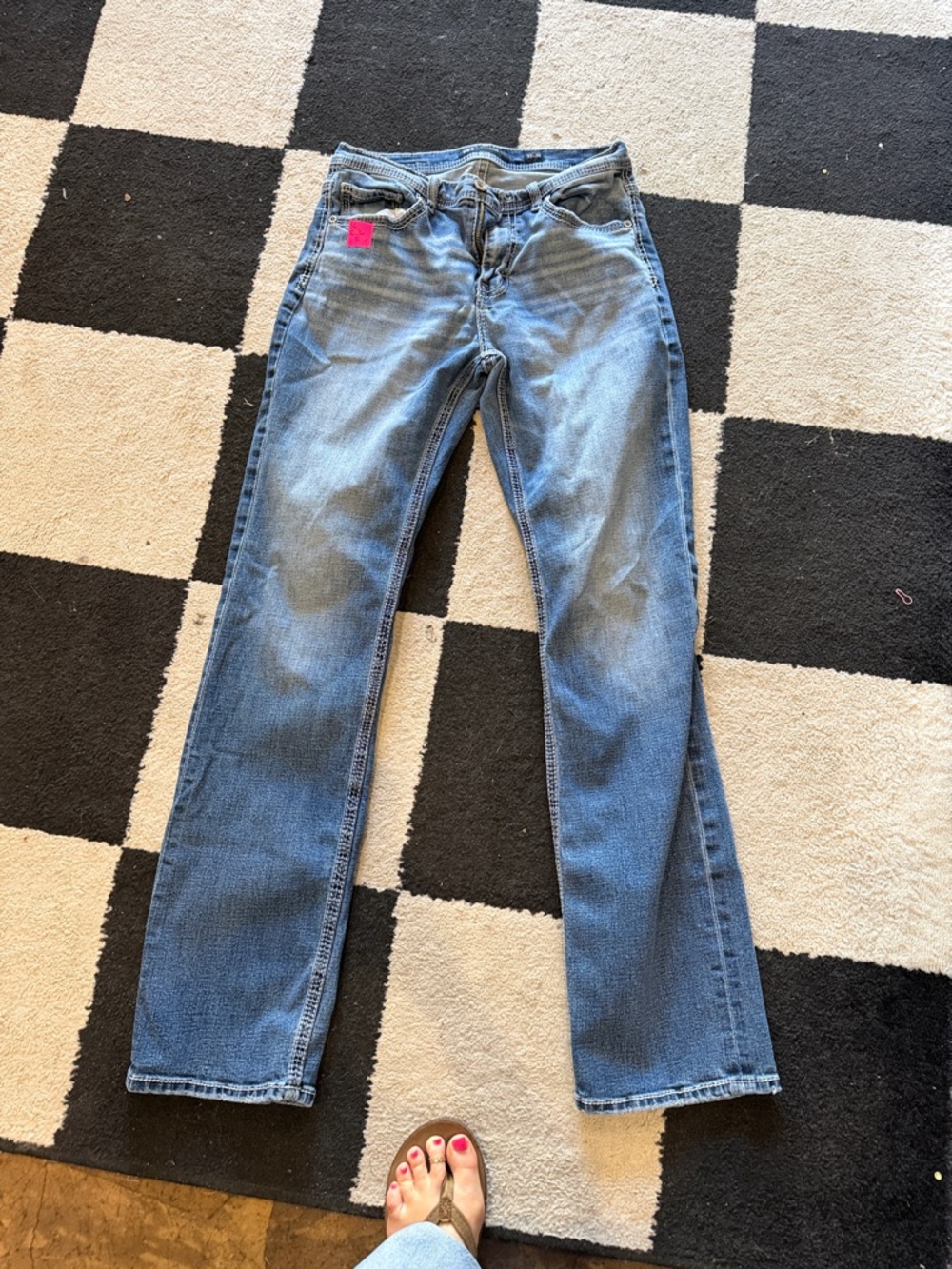 BKE mensLight Blue Straight-Leg Jeans